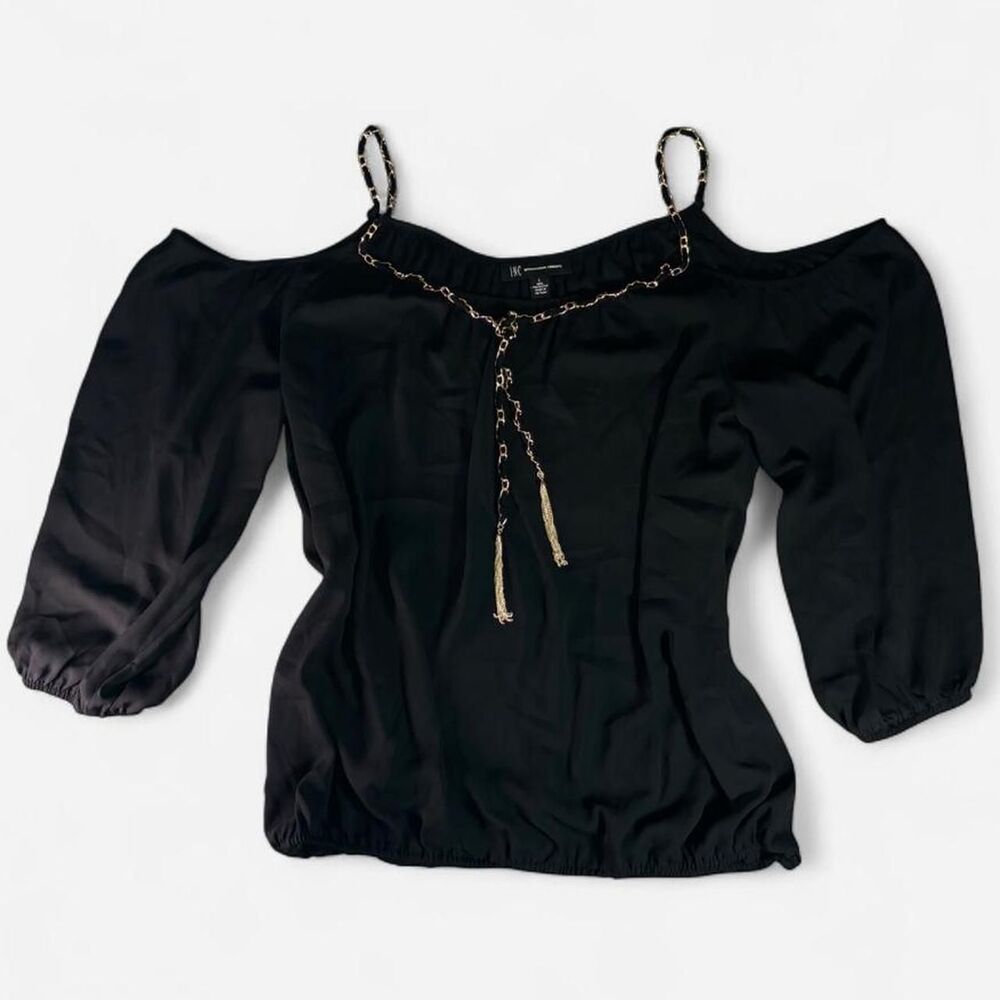 Inc-international-concepts Women's Black Blouse